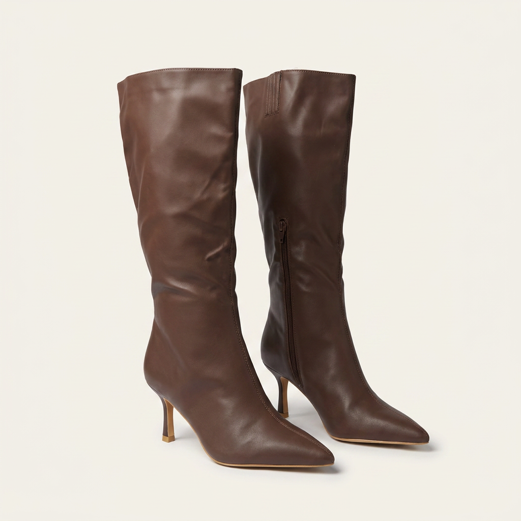 Botas Olivia · VALERIA · BROWN PU