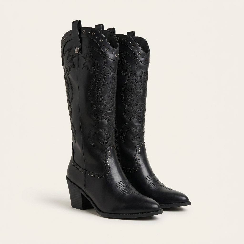 Botas Top Moda · EMERGE-1 · BLACK PU
