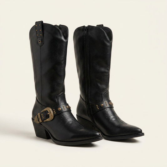Botas Top Moda · JUBILEE-35 · BLACK PU