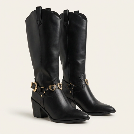 Botas Top Moda · EMERGE-22 · BLACK PU