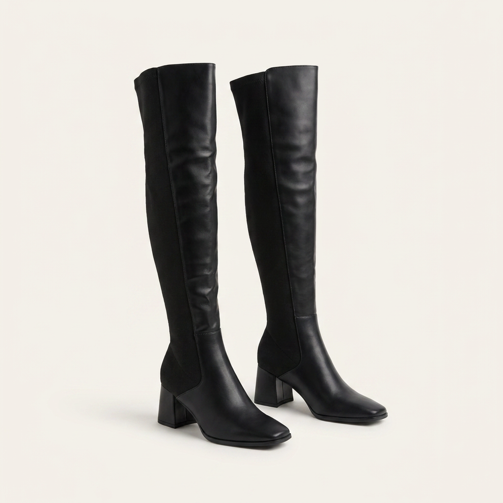 Botas Top Moda · MILAN-66 · BLACK PU