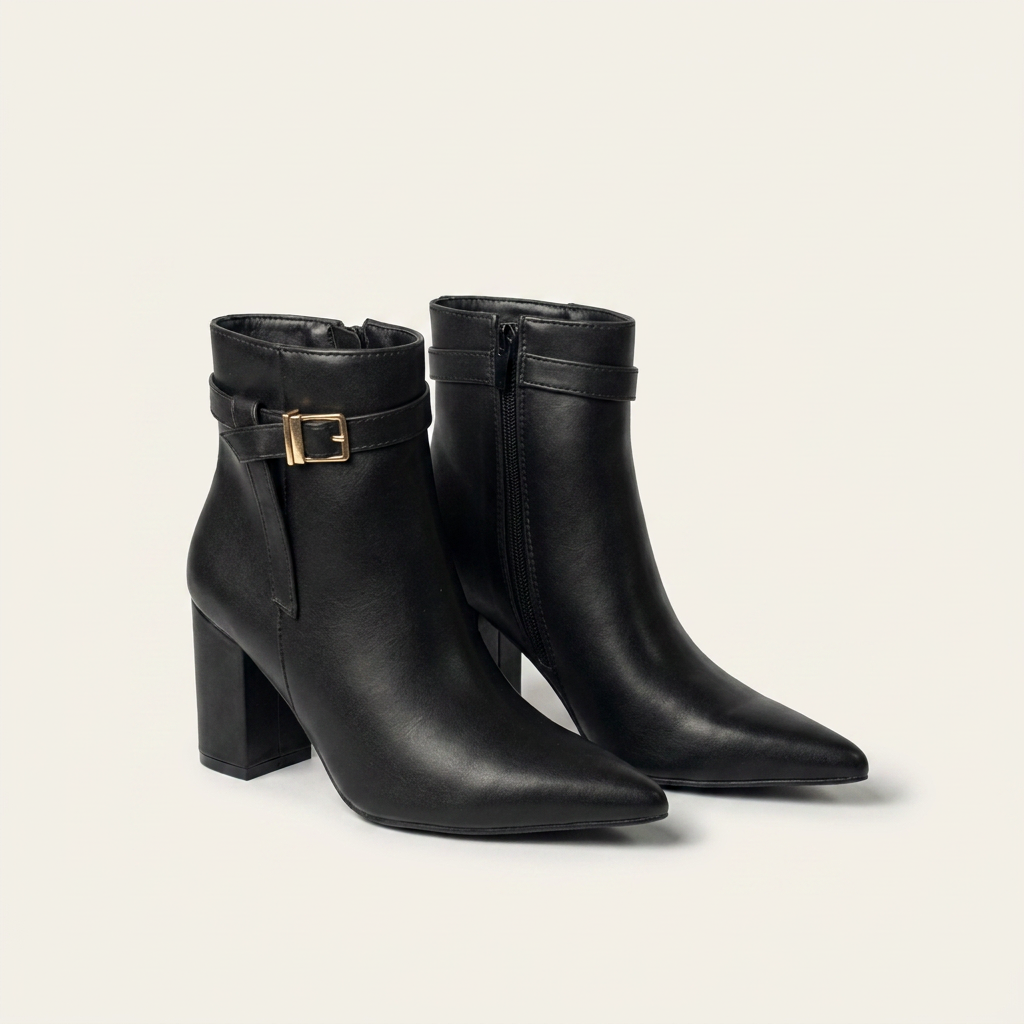 Botines Berness · BLANCHE · BLACK