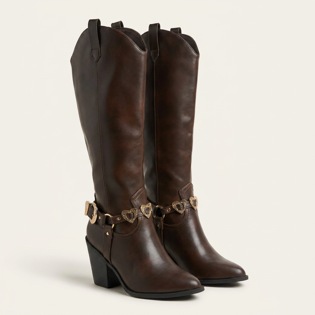Botas Top Moda · EMERGE-22 · BROWN PU