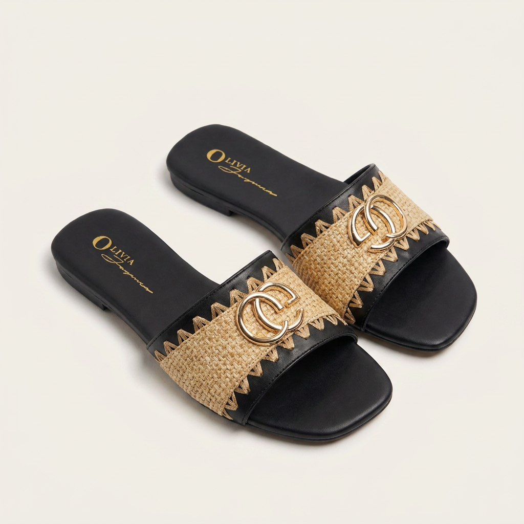 Sandalias Olivia · JENNIFER OL · BLACK