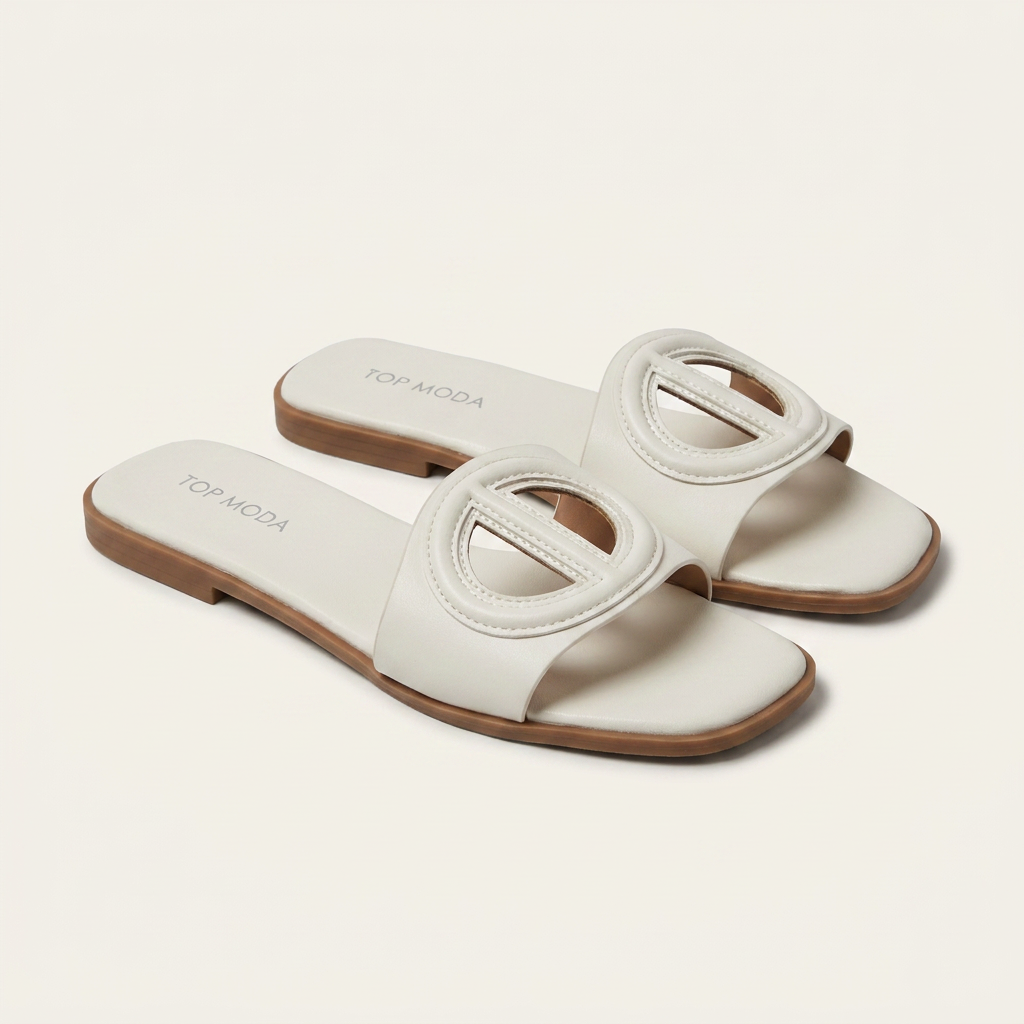 SandaliasTop Moda · WHITE/PU