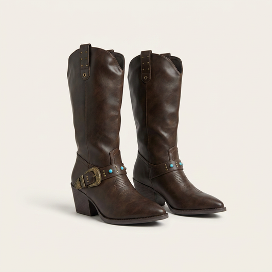 Botas Top Moda · JUBILEE-35 · BROWN PU