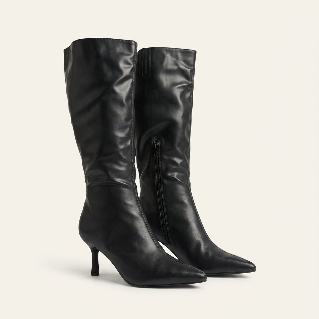 Botas Olivia · VALERIA · BLACK PU