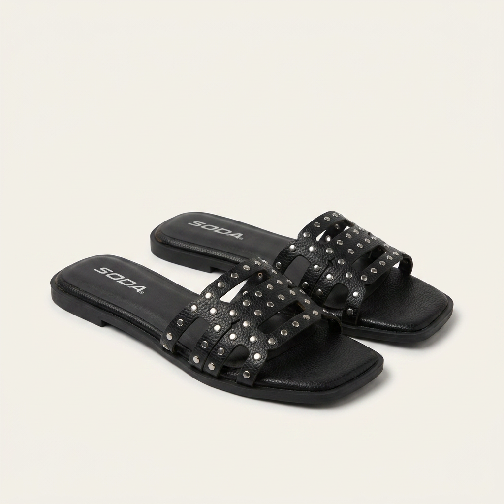 Sandalias Soda · BLK PU