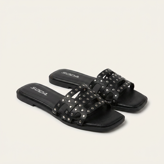 Sandalias Soda · BLK PU