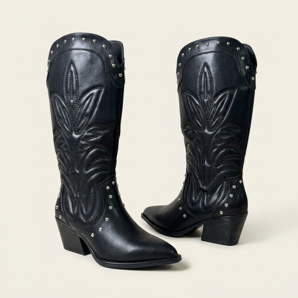 Botas Top Moda · ELK-16 · BLACK PU
