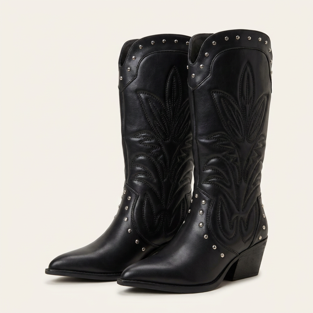 Botas Top Moda · ELK-16 · BLACK PU