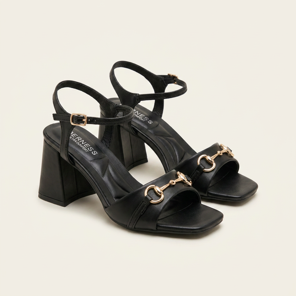 Sandalias Berness · HAPPY · BLACK