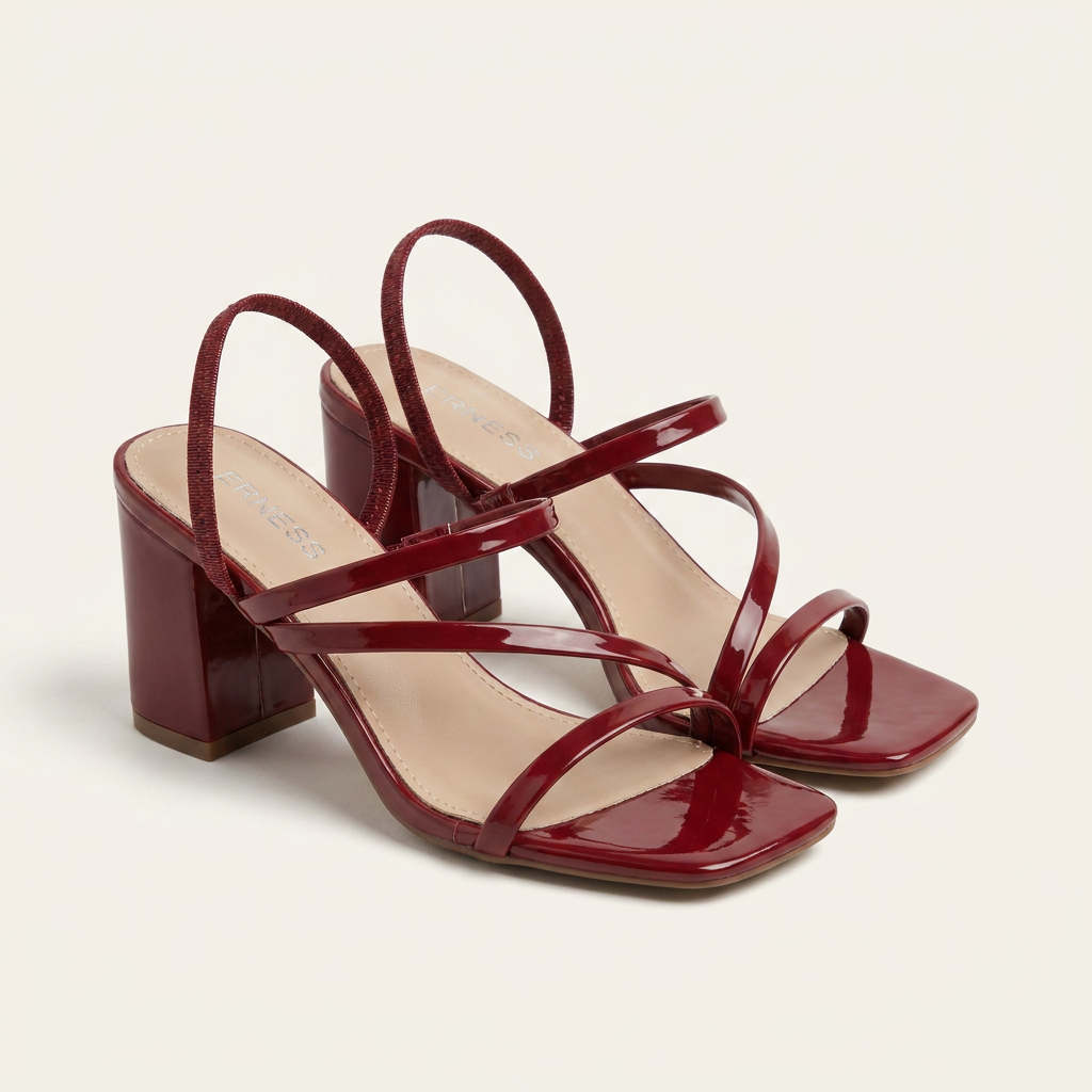Sandalias Berness · HATTIE · BURGUNDY