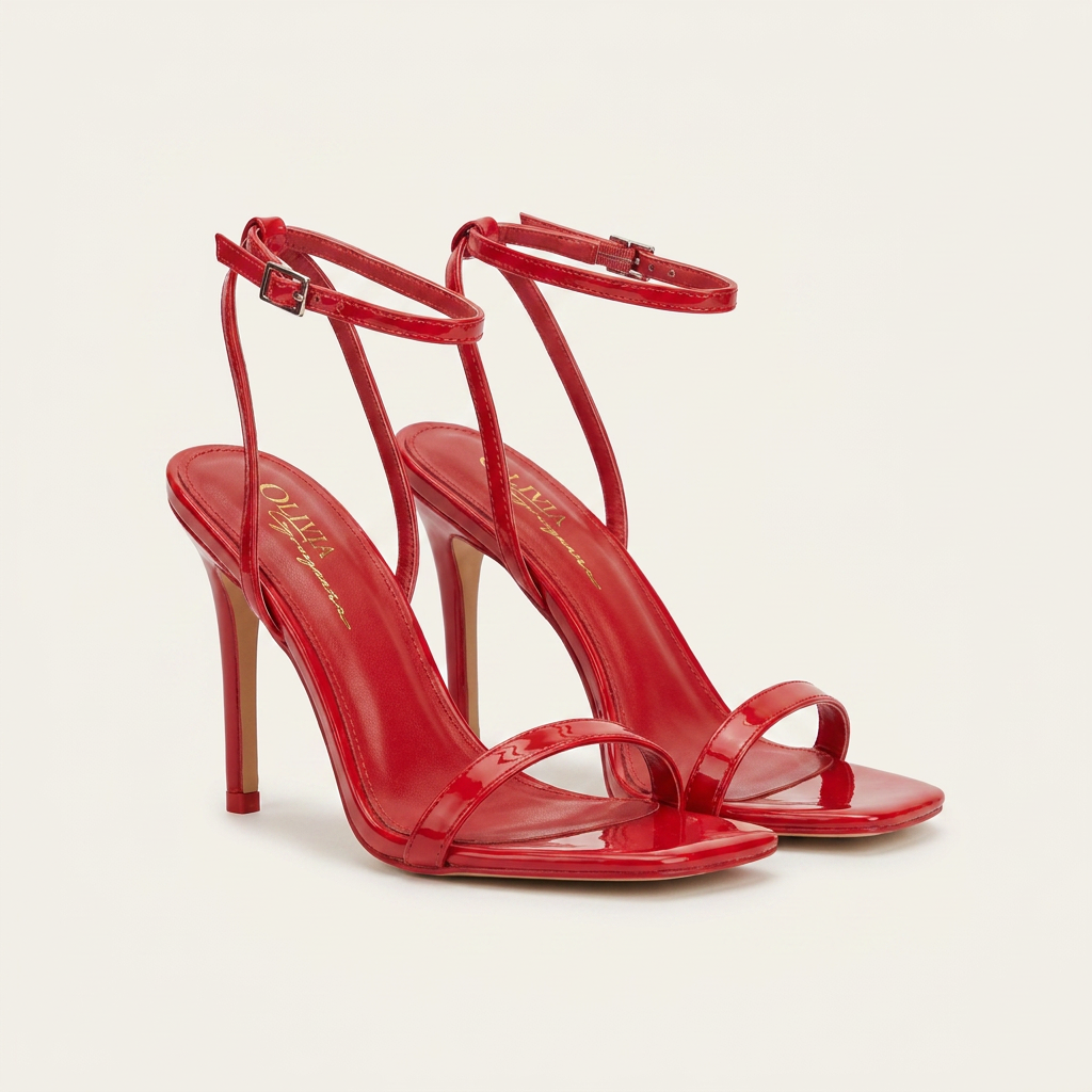 Sandalias Olivia · SILVIA · RED PATENT